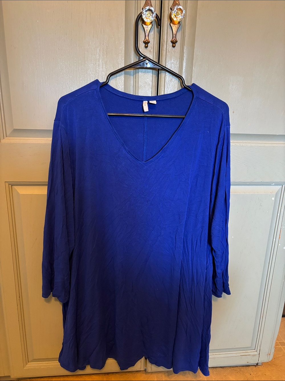 Mossimo Supply Co. V-Neck Relaxed Tunic - Royal Blue